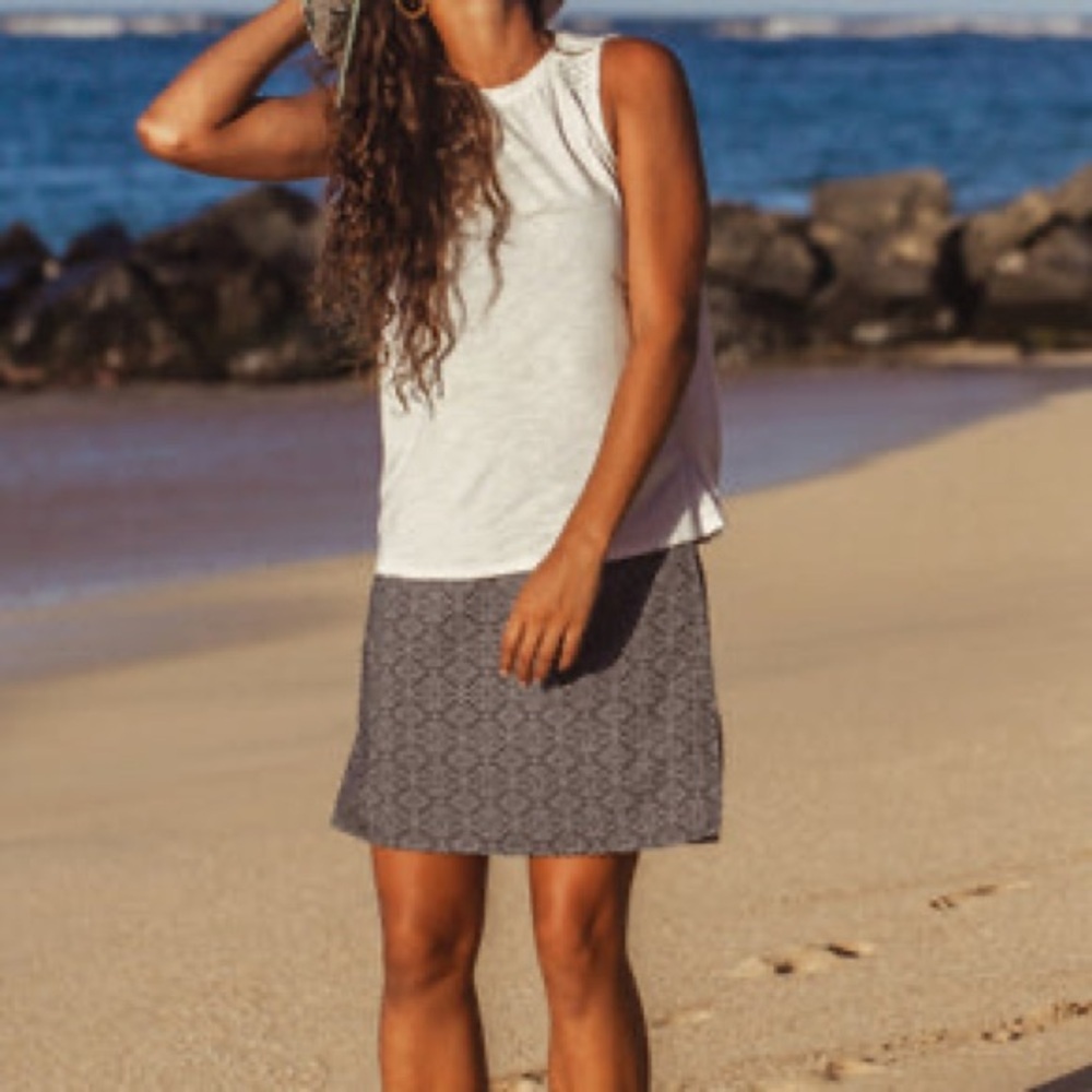 Rip Skirt Hawaii Black Pearl Batik